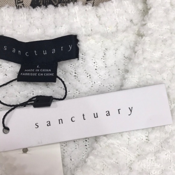 Sanctuary V-Neck Teddy Sweater - Picture 5 of 6